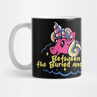 between and the last unicorn Mug